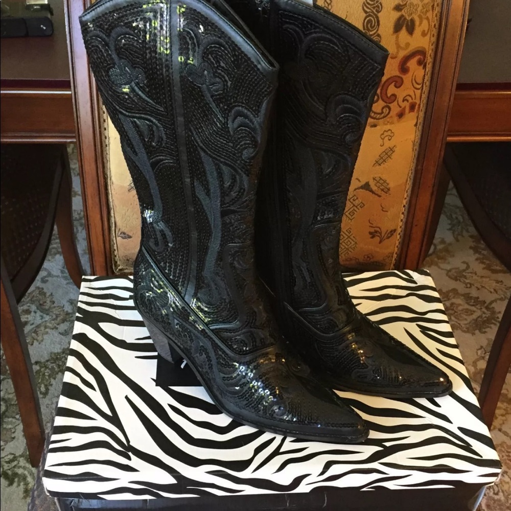 Helens Heart Bling Western Boots
